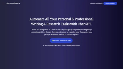 Promptmatic for chatgpt